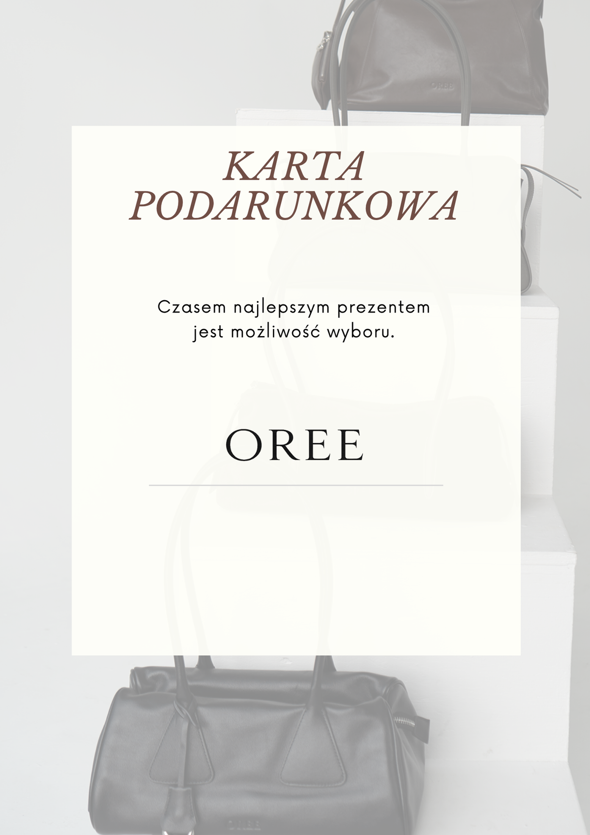 Karta prezentowa Oree